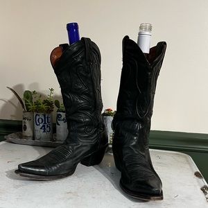 Dan Post black snip tow boot